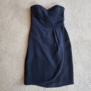 NWT Anne Klein Silk Cocktail Evening LBD Dress--straps or strapless